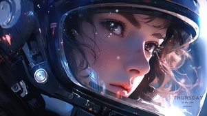 宇航员美女