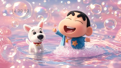 梦幻泡泡快乐小新