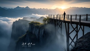 眺望远处