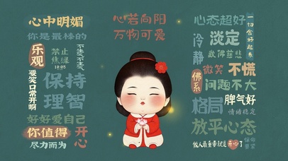 阳光正能量打工人文字壁纸