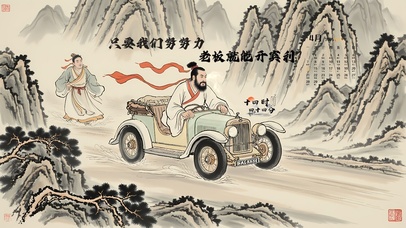 努努力老板开宾利