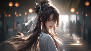 古风长发美女