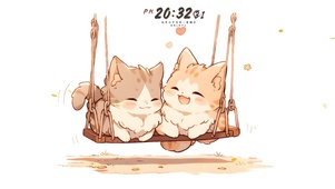 猫猫荡秋千