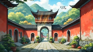 古风雅致庭院