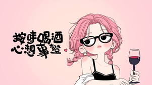 按时喝酒心想事成