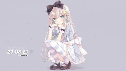 可爱蝴蝶结萝莉