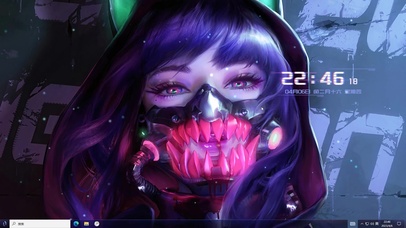 4k戴面具的美女