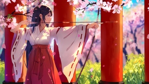 花下少女