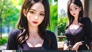 清纯甜美美少女姐姐 长发御姐