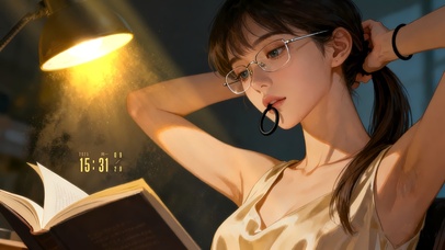 纯欲马尾气质女孩