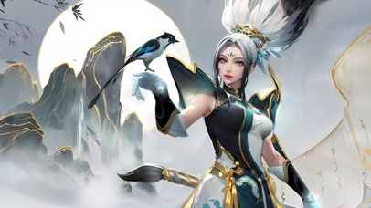 兰亭墨韵风女—迦娜