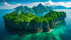 海中岛屿