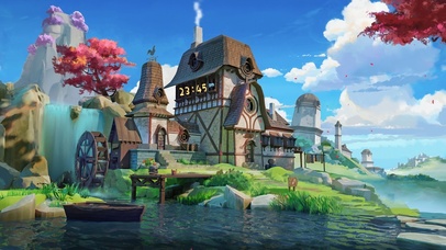 4K唯美治愈动漫游戏小镇