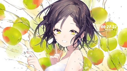 4k 夏日清新少女