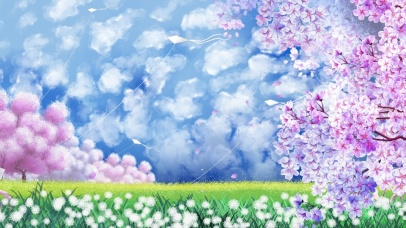 小清新壁纸-不负春风不负卿