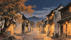 月照古巷桂香时