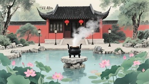 唯美古风中式庭院