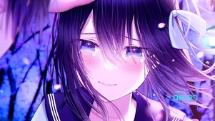伤心的女孩