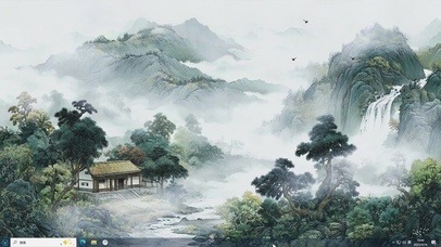 山舍溪云-桌面主题