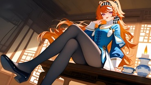 十四行诗-黑丝皮鞋