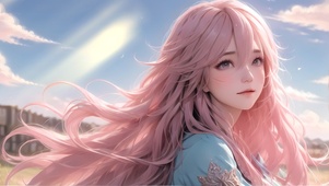 红发美女