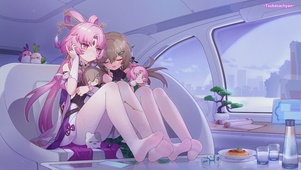 符玄&青雀依肩眠梦