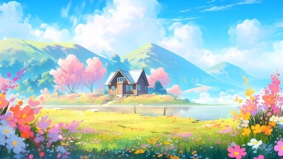 樱花草长三月天