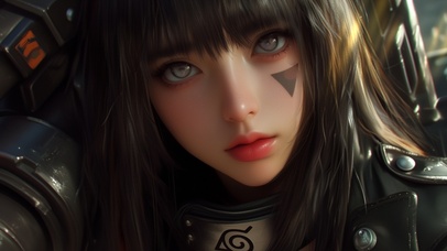 4K唯美特写脸雏田