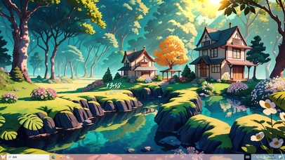 深山小屋主题壁纸