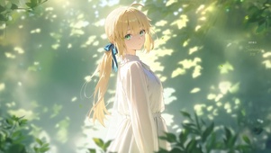 唯美金发少女