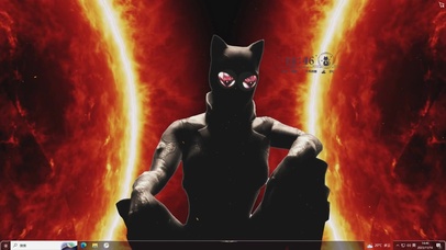 暗夜猫女—【主题桌面】