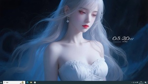 4K纯欲系长发美女