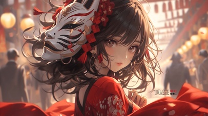 4K 古风双眸伊人