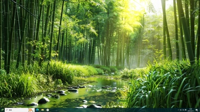 竹林小溪流水声