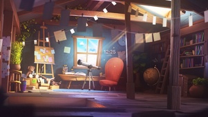 阁楼小木屋