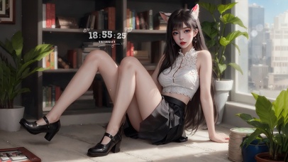 4k性感狐耳居家少女