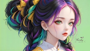 阳光可爱女孩