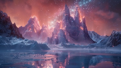 4K 极地风光 星辰流转