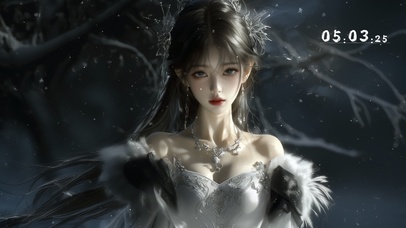 暗夜雪中仙子