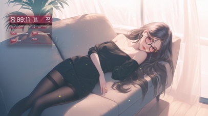 容颜宛如精美画作，令人沉醉