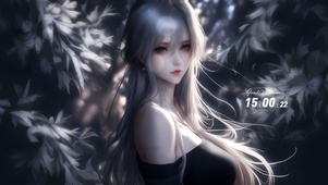 唯美竹意美女