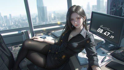 她的脸庞白皙细腻