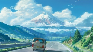 通往雪山的路