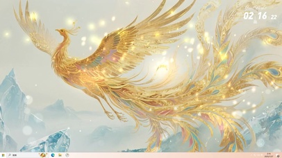 金色凤凰神飞升天 见者吉祥