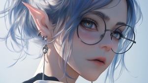 4K唯美二次元眼睛少女