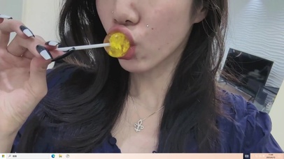 性感清纯 舔棒棒糖美女 诱惑