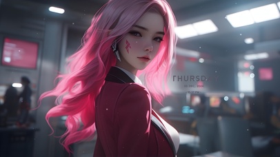 4K唯美清纯性感美女