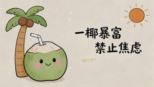 一椰暴富，禁止焦虑