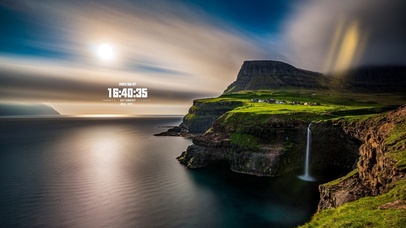 4k超清 海边山崖