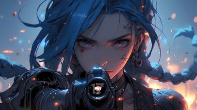 4K冷酷少女金克斯